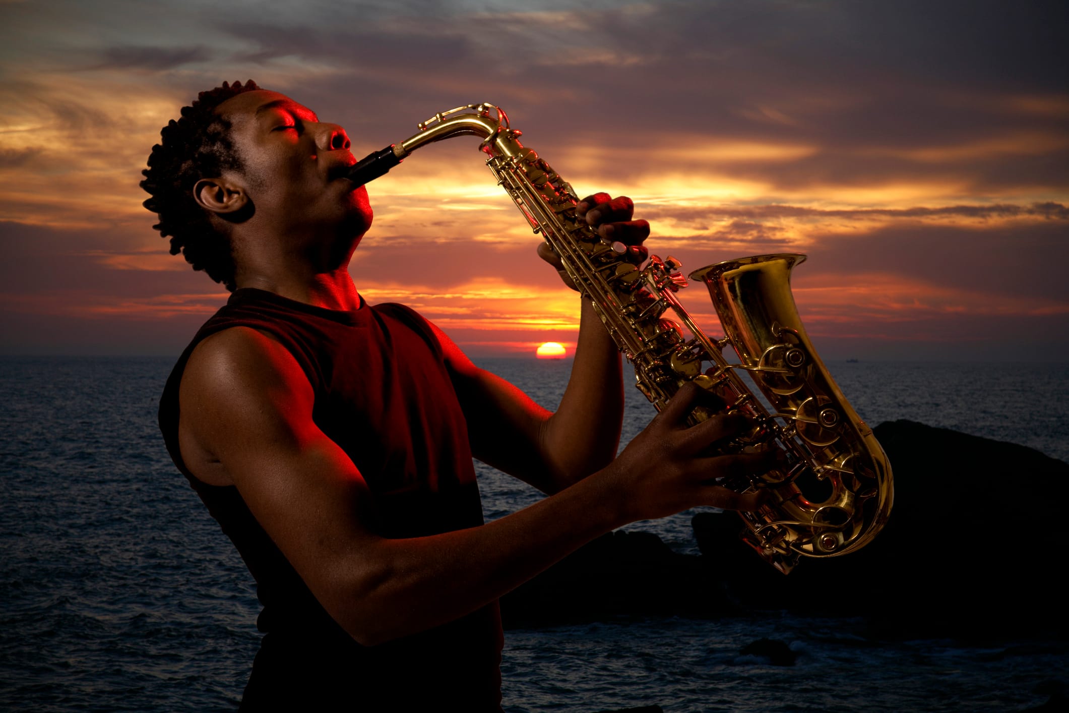 Saxophonist at sunset Villa PM|Live Entertainment